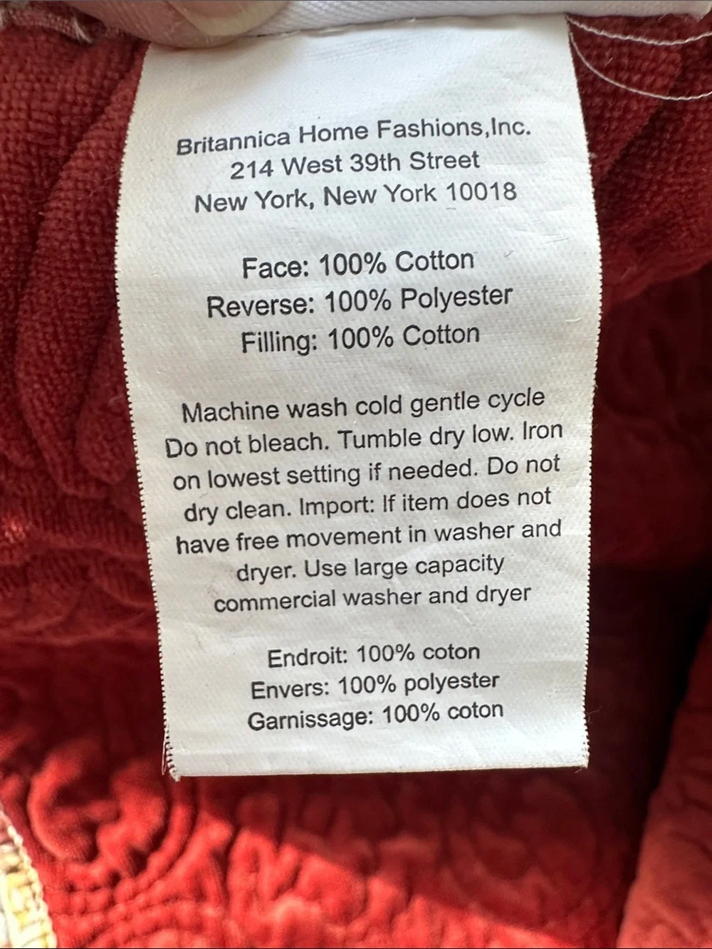 B. Smith Serene Full/Queen Floral Quilt